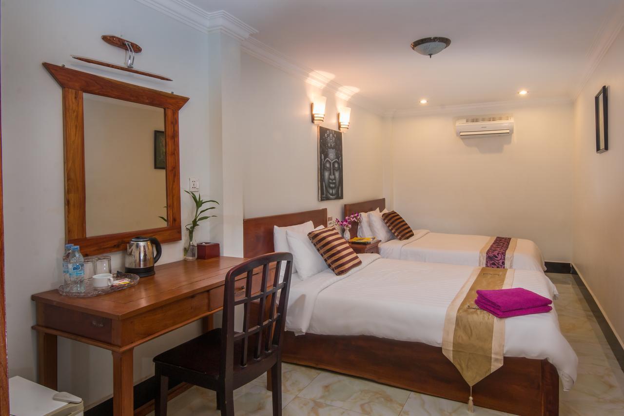 Angkor Udom Guesthouse Siem Reap Esterno foto
